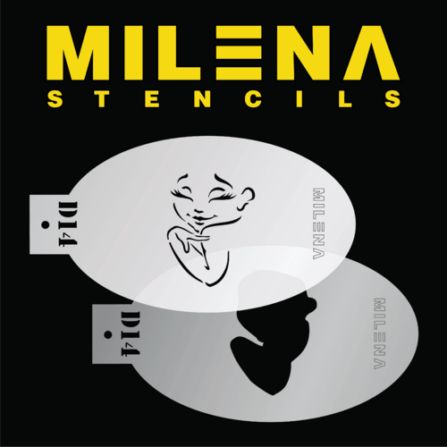 Milena Face painting stencils