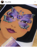 WabbyFun - Face Painting Practice Board | Lily- front view