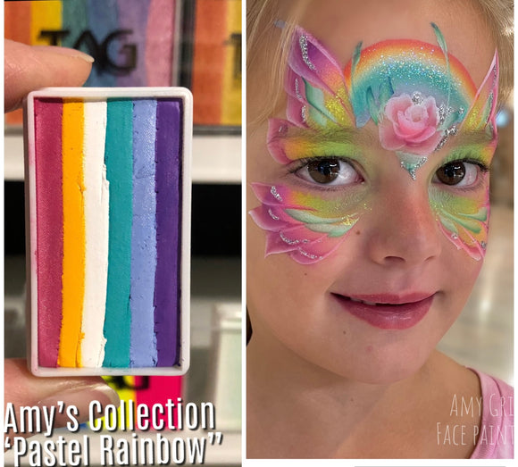 Amy's Collection- One Stroke Rainbow Cake- Pastel Rainbow 30g