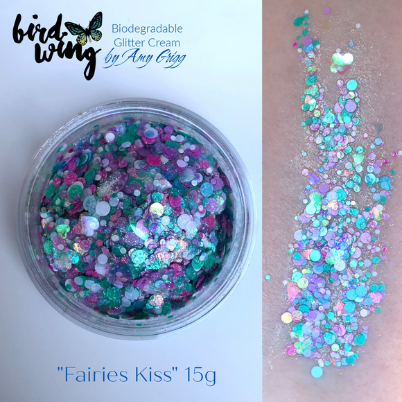 Amy’s collection- Birdwing non smear ECO bio glitter cream “fairies kiss” 15g