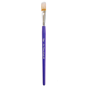 Art Factory Studio Face Paint Brush | 1/2 Inch long rake Brush- for fur, whiskers and dragging in butterfly edges