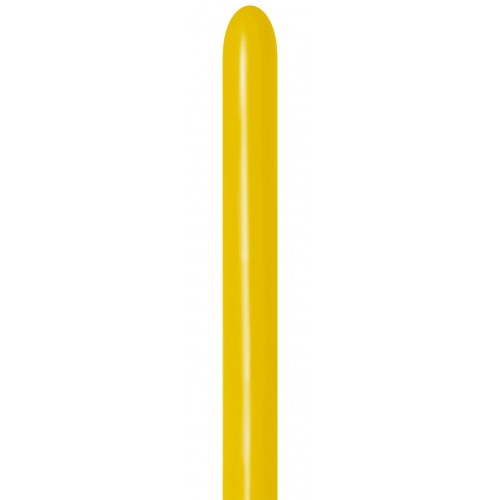 DTX (Sempertex) 260 Modelling Balloons Honey Yellow pack of 50