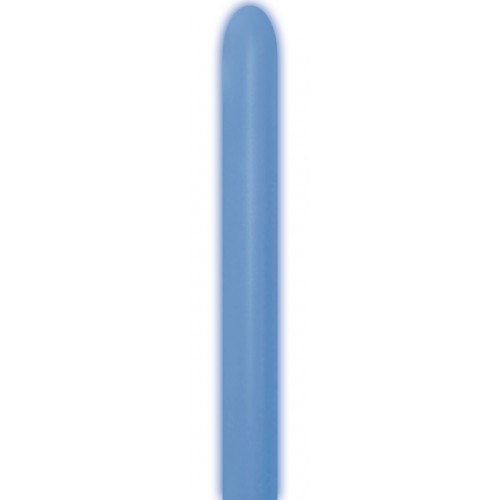 DTX (Sempertex) 260 Modelling Balloon Neon Blue pack of 50 - Bright under normal light, glows under blacklight