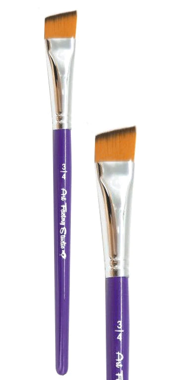 Art Factory Studio Face Paint Brush | 3/4 Angle Brush (short angle)