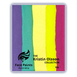 Face Paints Australia Rainbow Cake -  Kristin Olsson - Aurora 50g.