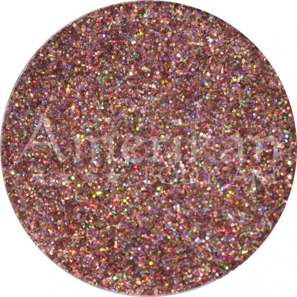 Amerikan Body Art Face Painting Glitter (Cosmetic Grade)- Holographic Rose Gold