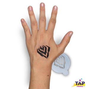 TAP Face Painting Stencils- TAP #008 Tiger Stripes