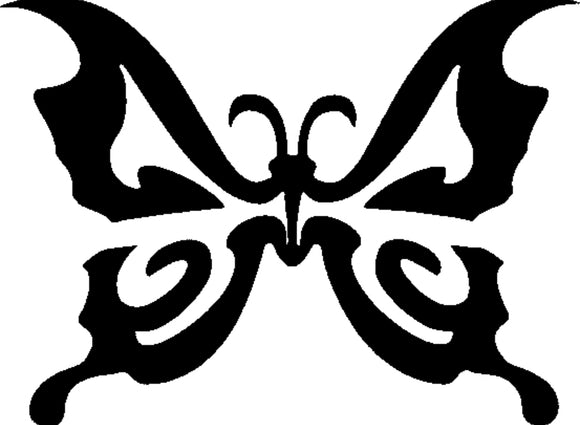 Glitter Tattoo Stencil - Butterfly three
