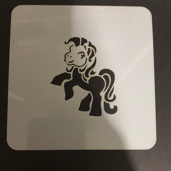 Face and Body Painting Stencil- my pony
