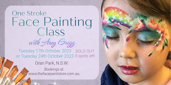 One Stroke Face Painting Class Supplies List