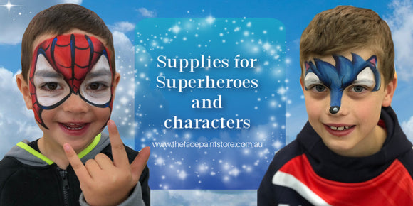 superhero and gaming supplies