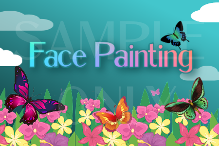 Magnetic Face Painting Signs