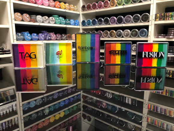 Rainbow Cake Face Paints 50g