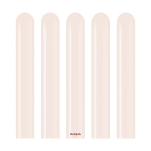 Kalisan 260 twisting balloons Pink Blush- Pack of 100