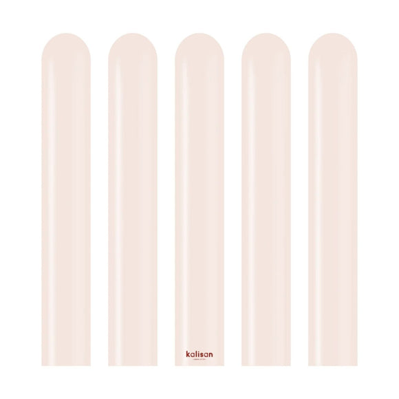Kalisan 260 twisting balloons Pink Blush- Pack of 100