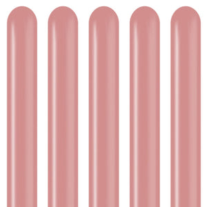 Kalisan 260 twisting balloons Rosewood- Pack of 100