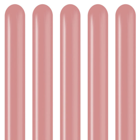 Kalisan 260 twisting balloons Rosewood- Pack of 100