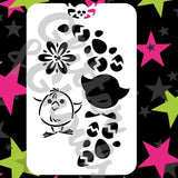 Glitter and Ghouls Face Painting Stencil- Easter Chick