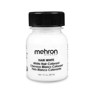 Mehron Hair White with Brush 30ml