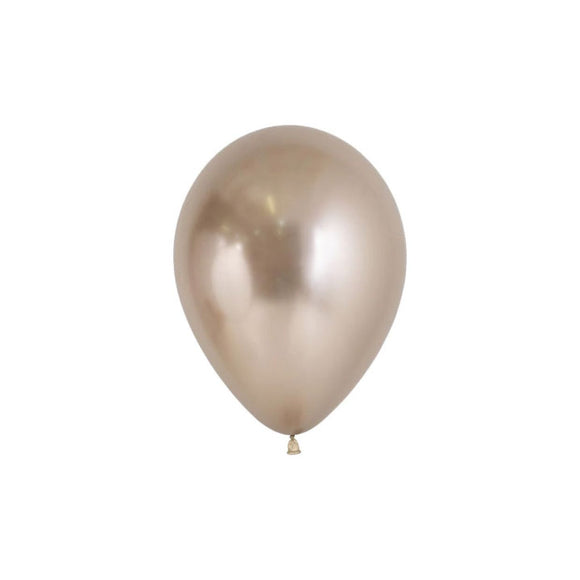 Sempertex 12cm Reflex Champagne Balloons pack of 50 Biodegradable.