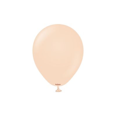 Kalisan 12cm Round Balloons Blush pack of 100- perfect for faces/ heads