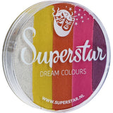 Superstar Face and Body Paints 45g Rainbow Cake Dream Colours- Sunshine 908