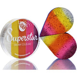 Superstar Face and Body Paints 45g Rainbow Cake Dream Colours- Sunshine 908