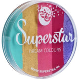 Superstar Face and Body Paints 45g Rainbow Cake Dream Colours- Candy 909