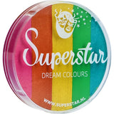 Superstar Face and Body Paints 45g Rainbow Cake Dream Colours- Carnival 913