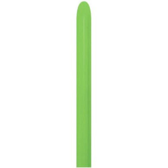 Sempertex 160  Modelling Balloons Fashion Lime pack of 50.