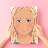 WabbyFun - Face Painting Practice Board | Charli- front view