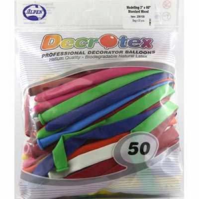 Sempertex 360 Modelling Balloons Assortment pack of 50