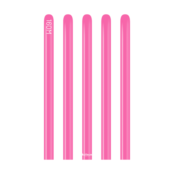 Kalisan 160 twisting balloons Fuchsia- Pack of 100