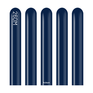 Kalisan 260 twisting balloons  Navy- Pack of 100