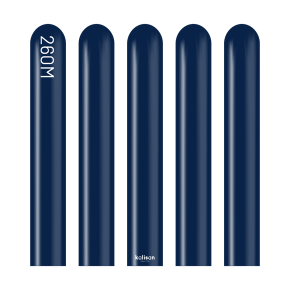 Kalisan 260 twisting balloons  Navy- Pack of 100
