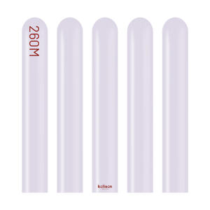 Kalisan 260 twisting balloons Macaron Lilac-Pack of 100