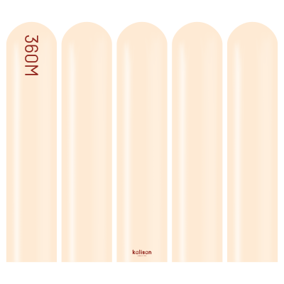 Kalisan 360 twisting balloons Macaron Salmon pack of 50