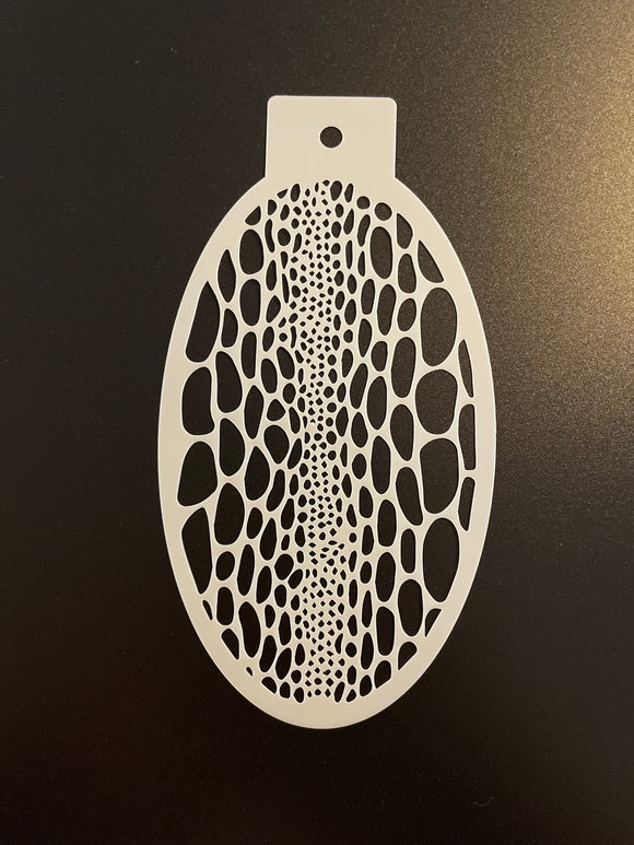 AB stencils- Reptile Skin- great for snakes, dragons, monsters