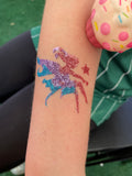 Glitter Tattoo Stencil - Star Fairy