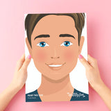 WabbyFun - Face Painting Practice Board | Jason- front view