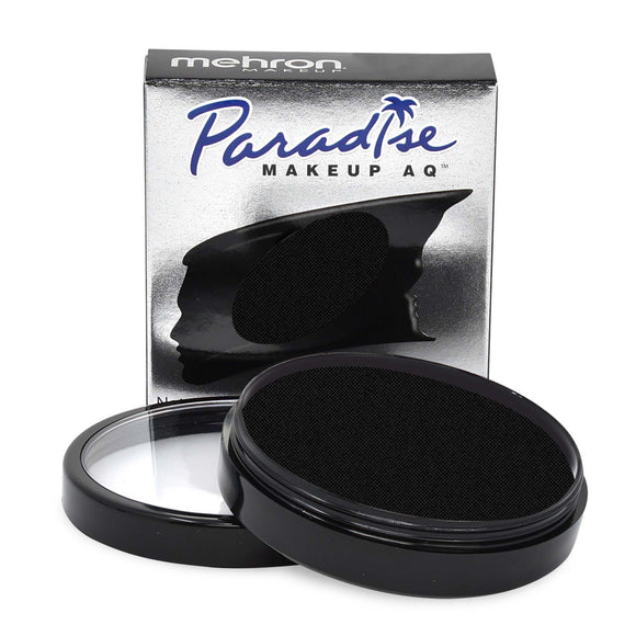 Mehron Paradise Face and Body Paint- Black 40g