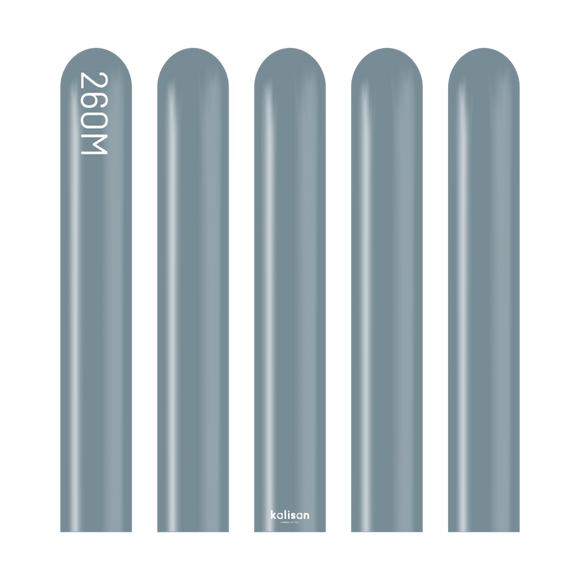 Kalisan 260 twisting balloons Retro Denim - Pack of 100