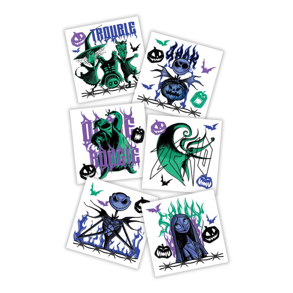 Nightmare before Christmas temporary Tattoo Pack- Apply with water