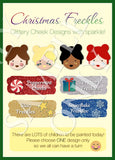 Christmas Freckles- Face Painters Menu- double side printed and laminated