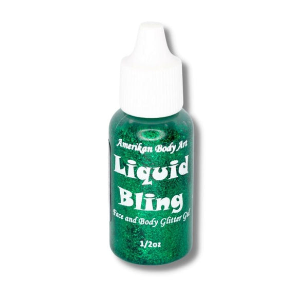 Amerikan Body Art -Liquid Bling 1/2 oz-Emerald Green