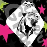 Glitter and Ghouls Face Painting Stencil- Jaguar (or Panther) Mini