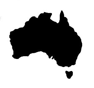 Glitter Tattoo Stencil -  Australia