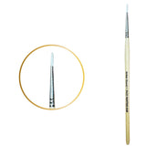Face Painting Hub UK- Amber Face painting Brush- Round Brush #1 Made in Britain