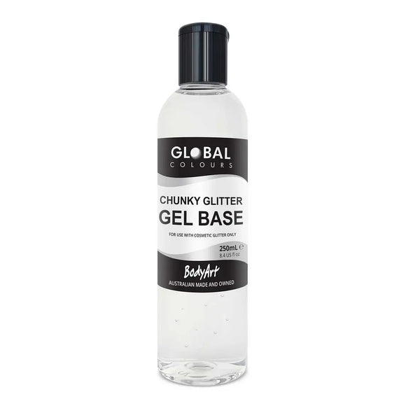 Global Chunky Glitter Gel Base 250ml