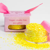 Glitter Girl Biodegradable Eco Glitter- Banana Yellow